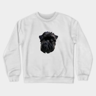 Griffon Bruxellois Cute Puppy Dog Art Crewneck Sweatshirt